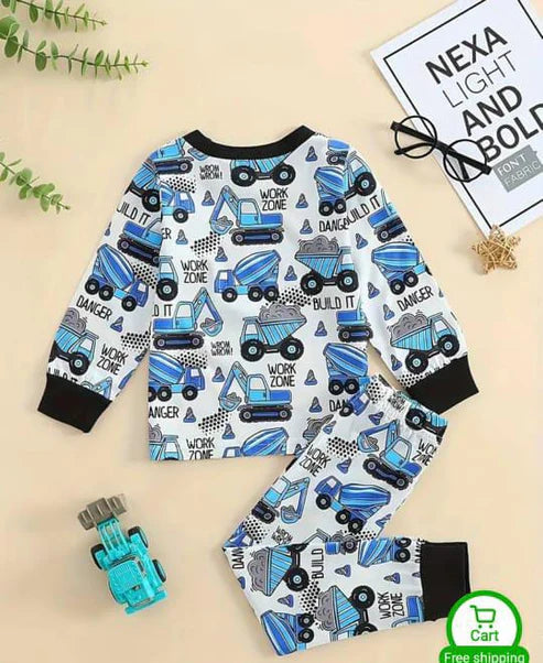 Adorable Print Toddler Outfit gifts – 2-Piece Summer Set for kids