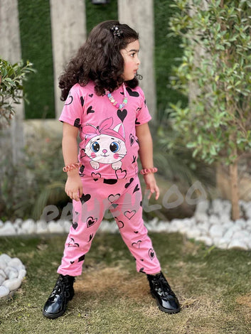 Adorable Print Toddler Outfit gifts – 2-Piece Summer Set for kids