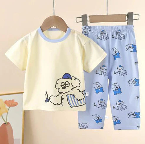 Adorable Print Toddler Outfit gifts – 2-Piece Summer Set for kids