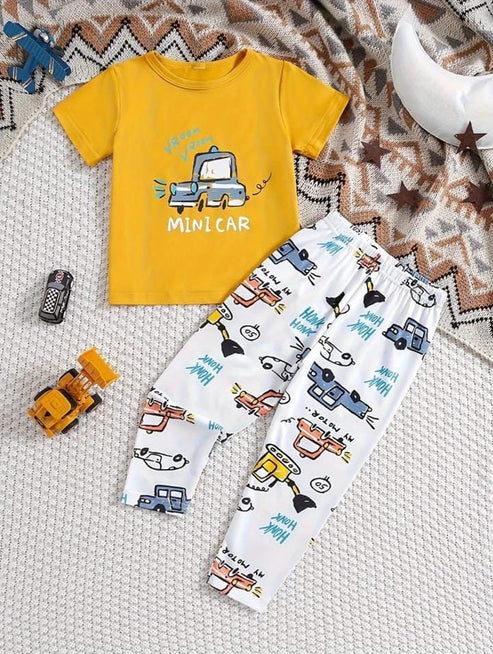 Adorable Print Toddler Outfit gifts – 2-Piece Summer Set for kids