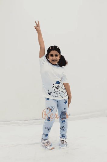 Adorable Print Toddler Outfit gifts – 2-Piece Summer Set for kids