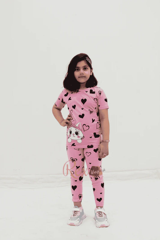 Adorable Print Toddler Outfit gifts – 2-Piece Summer Set for kids