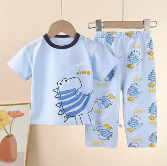 Adorable Print Toddler Outfit gifts – 2-Piece Summer Set for kids