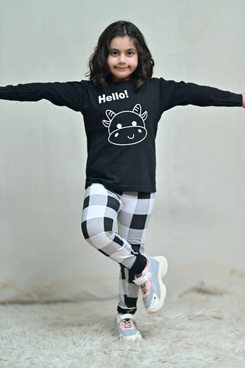 Adorable Print Toddler Outfit gifts – 2-Piece Summer Set for kids