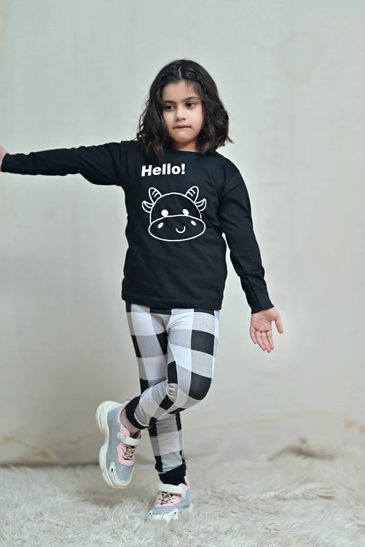 Adorable Print Toddler Outfit gifts – 2-Piece Summer Set for kids