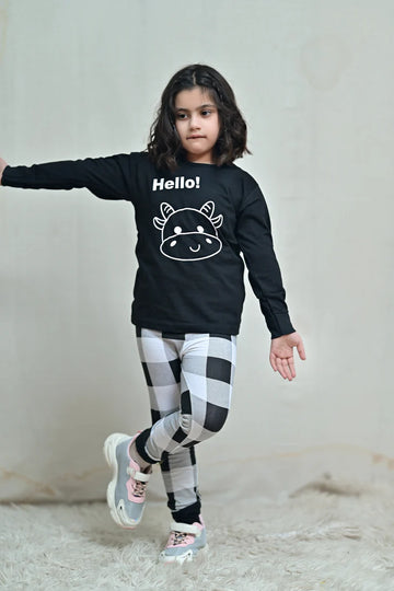 Adorable Print Toddler Outfit gifts – 2-Piece Summer Set for kids