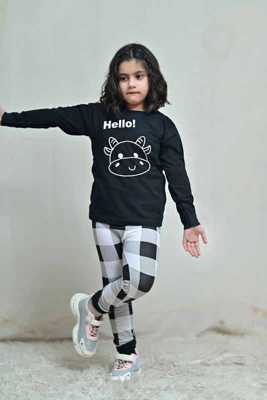 Adorable Print Toddler Outfit gifts – 2-Piece Summer Set for kids