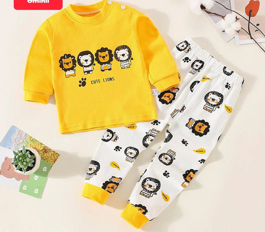 Adorable Print Toddler Outfit gifts – 2-Piece Summer Set for kids